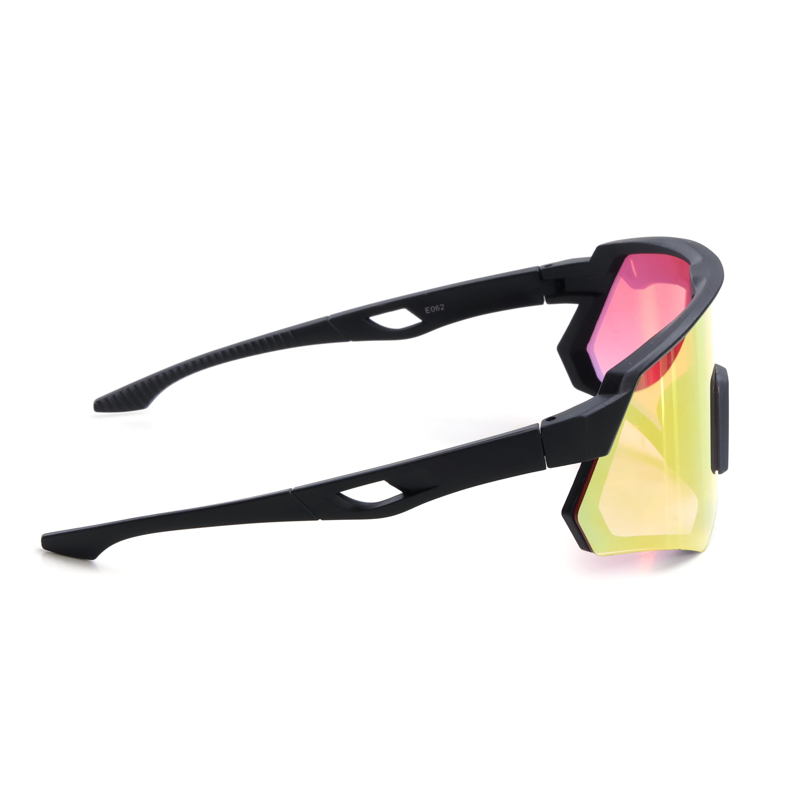 Dervin Occhiali da sole sportivi non polarizzati resistenti ai raggi UV, per uomo e donna, guida, ciclismo, pesca, cricket