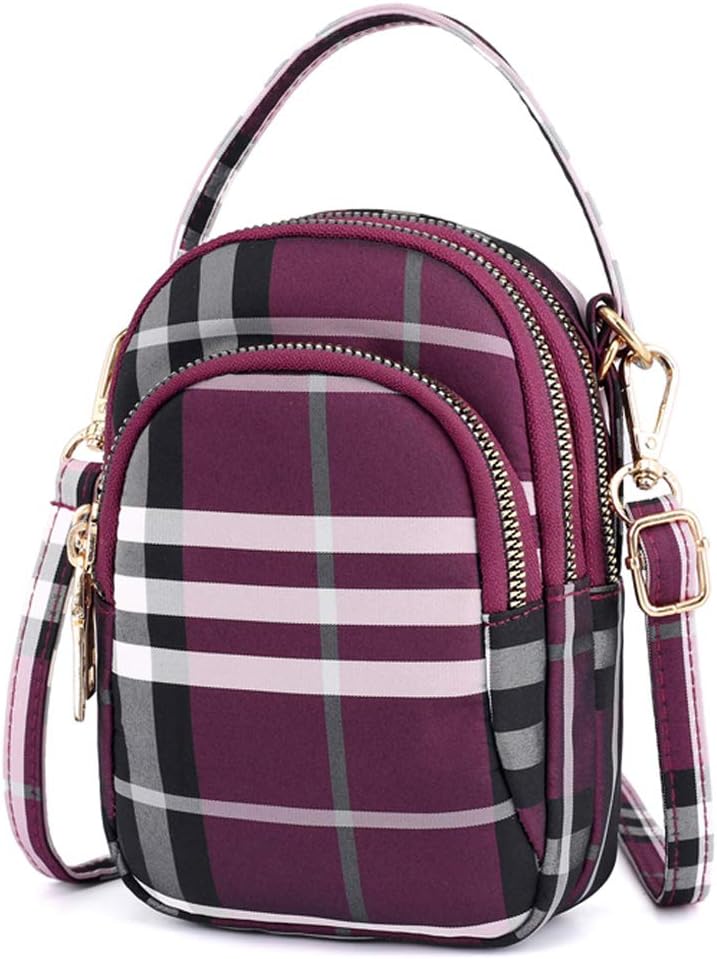 Crossbody Bags Cell Phone Purse Smartphone Wallet for Women, 8182purple, Small