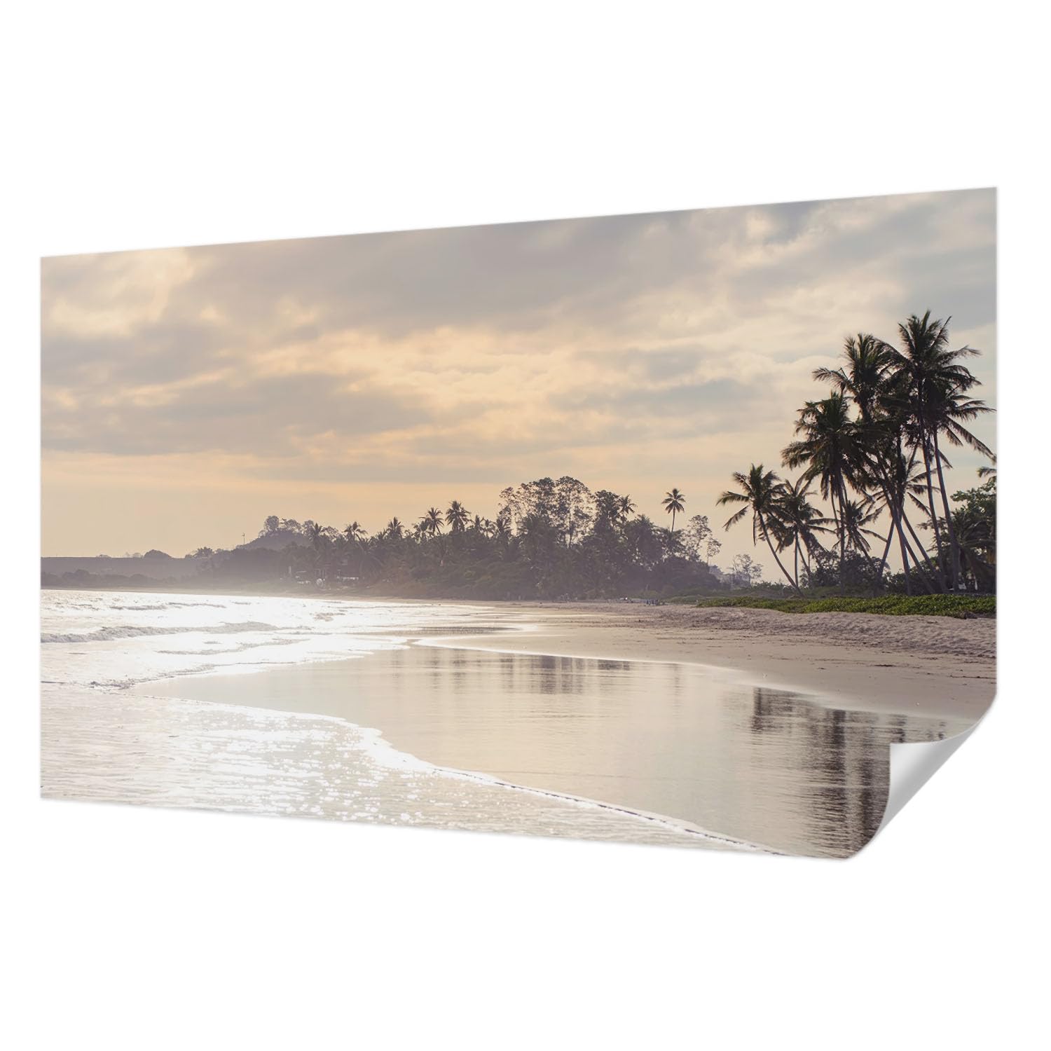 Papier peint adhésif panoramique haute qualité motif plage Tulup 416x254 cm