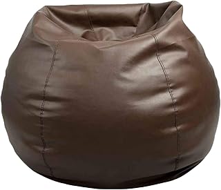 Amazon Com Bean Bag Chairs Leather Bean Bags Game Recreation Room Furniture Home Kitchen