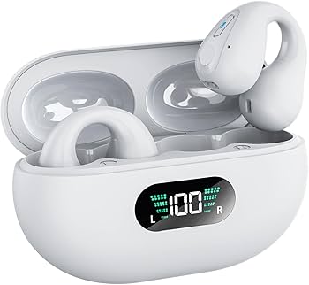 【未開封】【ブラック】Bluetoothイヤホン 「イヤーカフ」型イヤホン Amazon.co.jp: 【2024業界新開発イヤーカフ型】 ワイヤレスイヤホン