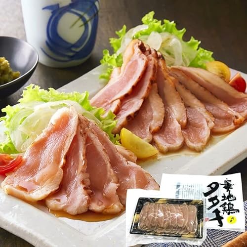 宮崎 妻地鶏 たたきむね 300g(150g×2) むね肉 鶏肉 ブランド鶏 たたき 国産 おつまみ 冷凍