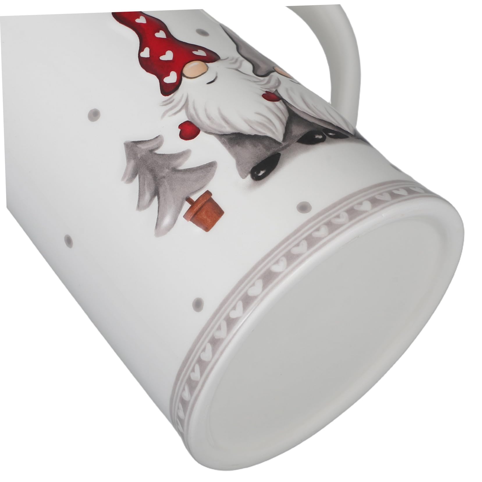 Hohopeti 1pezzi Brocca in Ceramica Manico Grande Capacità Per Acqua Materiale Di Resistente All Usura e Sigillato Di Perdite Per Uso Domestico