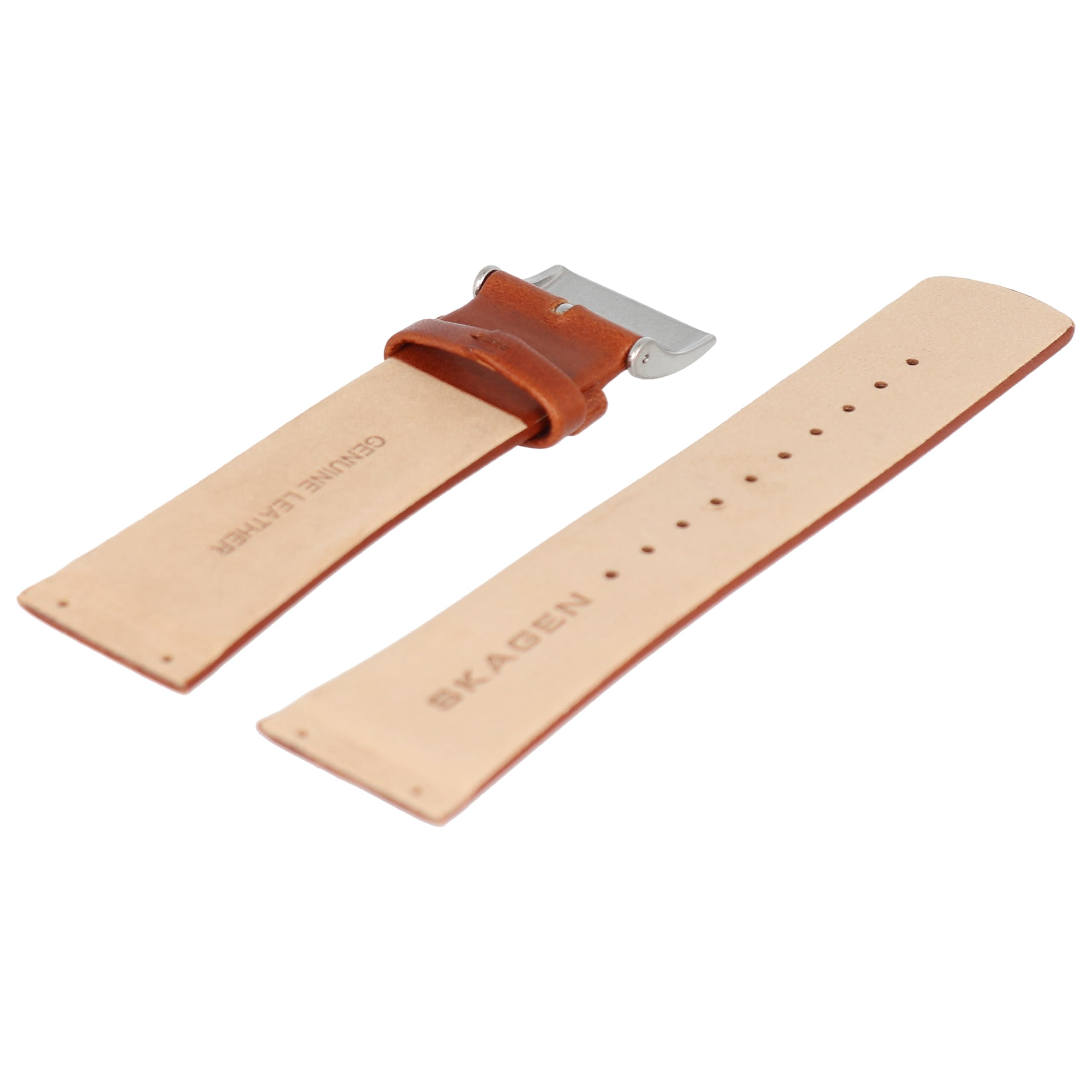 Skagen Cinturino Per Orologio 22mm Pelle Marrone - SKW6082