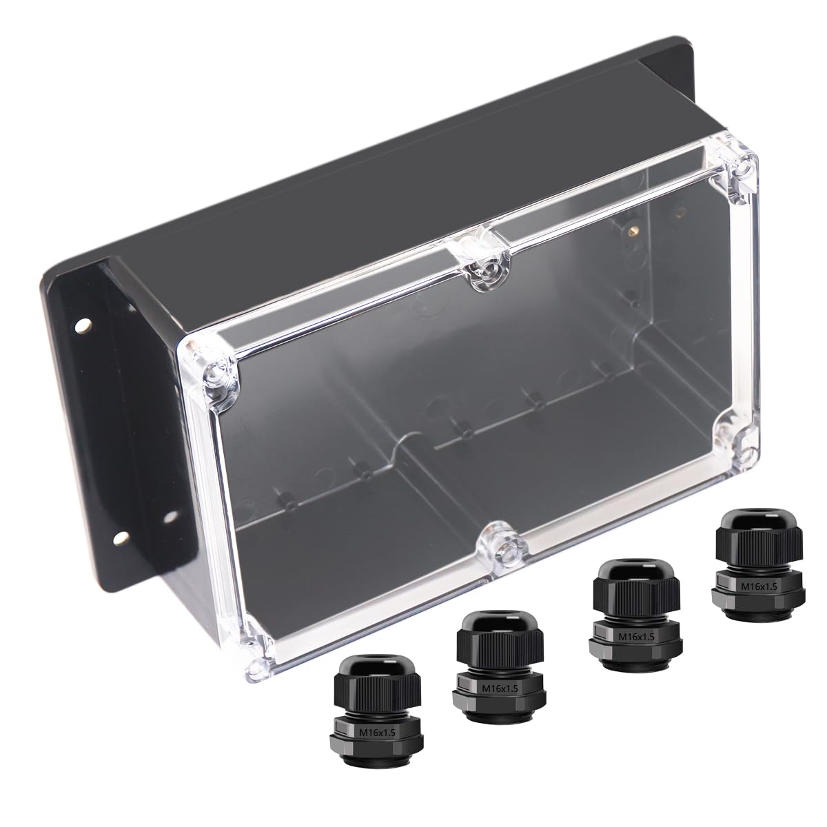 Waterproof Electrical Project Box - Clear ABS Case -10