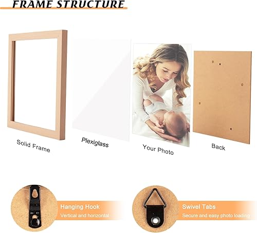 Vista 76 de Marco gris rústico de 18 x 24 pulgadas, marco para póster de 18 x 24 pulgadas, color gris envejecido, grande, retro, natural, 24 x 18 pulgadas