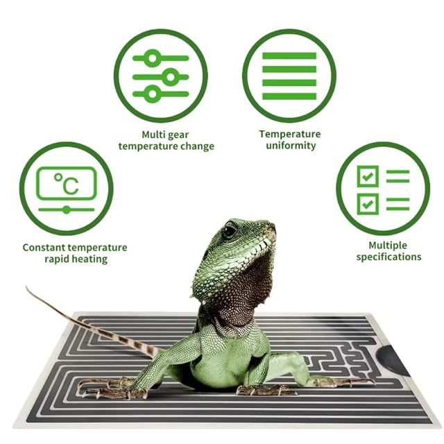 Foto 6 de 7 de Manta de Calor para Reptiles Ajustable - 5w 7w 14w 20w - con Control de Temperatura