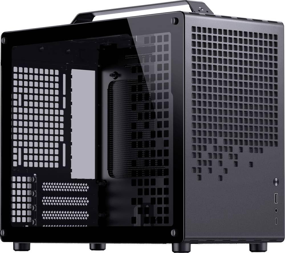 Z20 Micro-ATX Geh?use mit Tragegriff - schwarz - - ATX - Midi/Minitower - ATX (Z20 Black)
