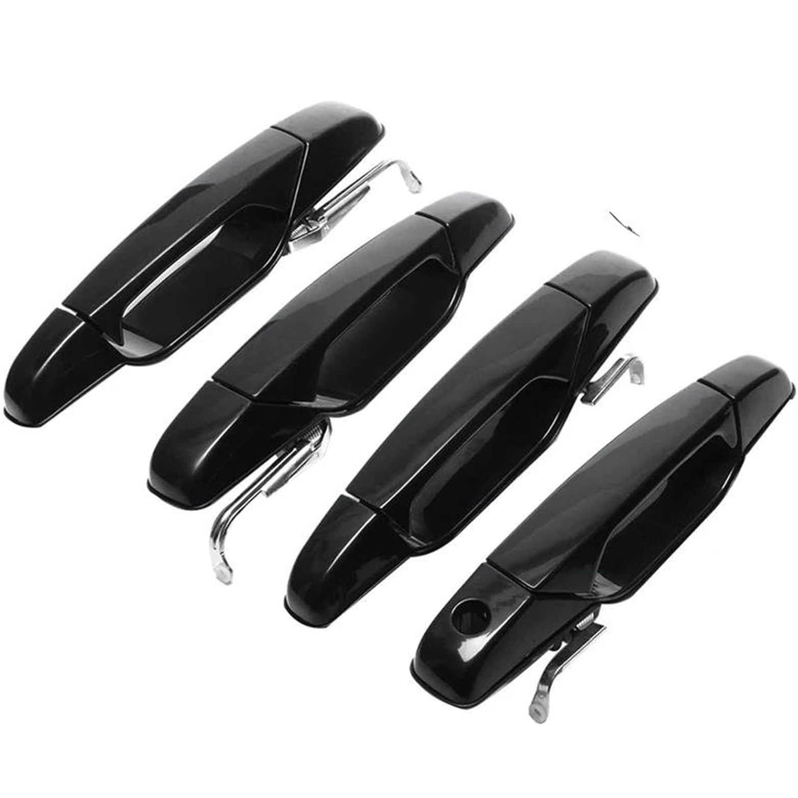 Glymzoi Car Exterior Door Handles Outer Door Handle for Chevrolet Avalanche Silverado 4Pcs Exterior Outside
