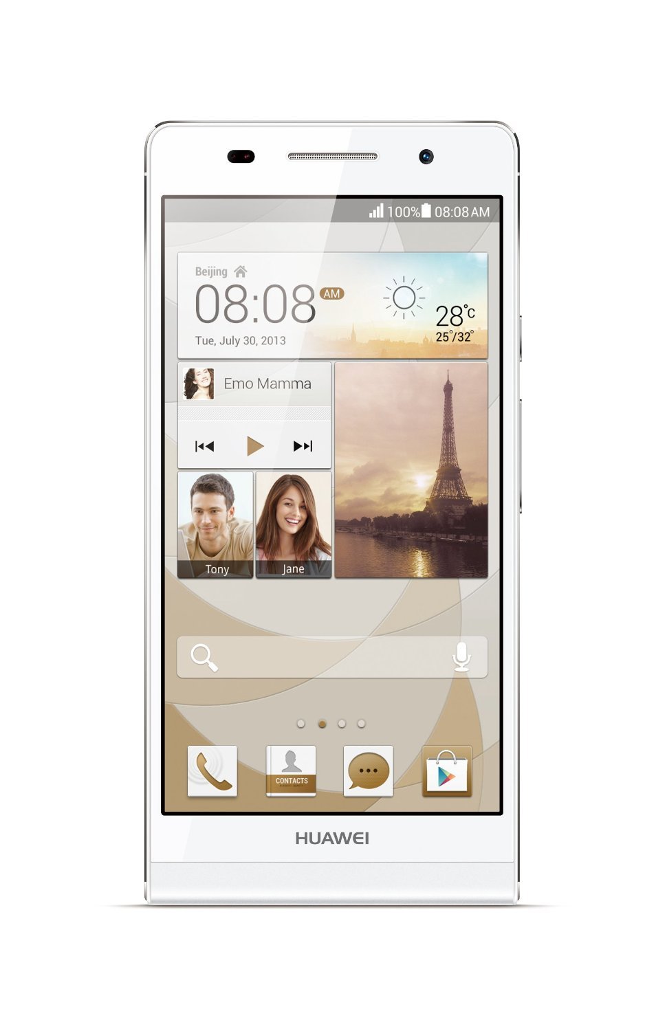 LanLan Huawei Ascend P6 White Color Unlocked smartphone Phone Quad core 6.18mm Thickness