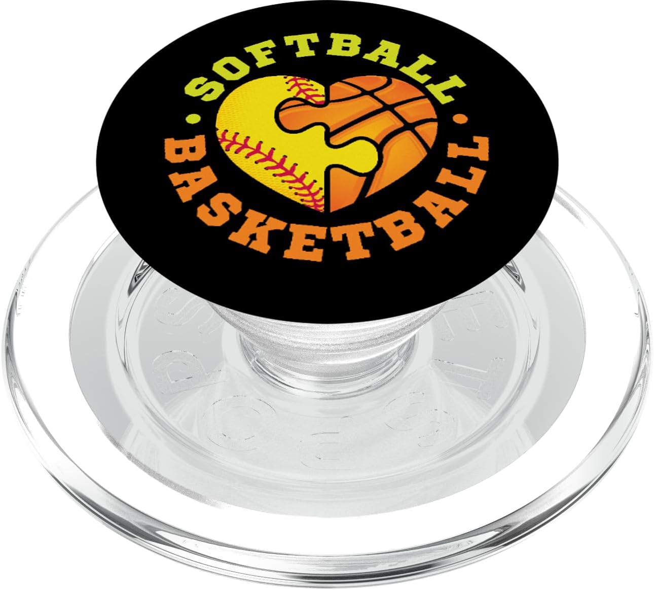 Softball Basketball PopSockets PopGrip: Swappable Grip for Phones & Tablets PopSockets PopGrip for MagSafe