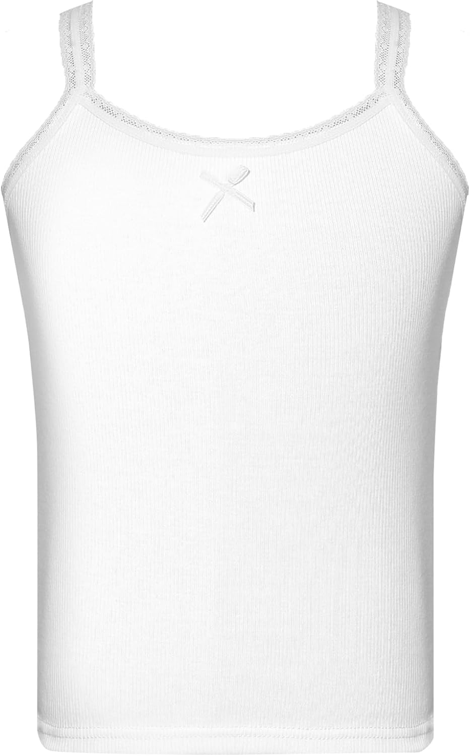 Oyolan Kids Vest Girl’s Sleeveless Tank Top Cami Running Sports Playground Wear Thin Camisoles Cotton Undershirt