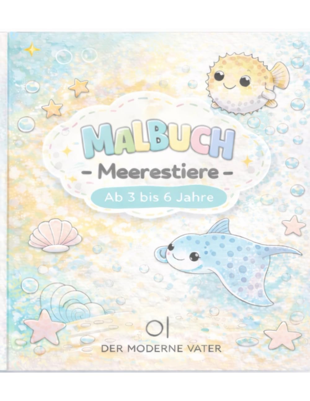 Malbuch: Meerestiere