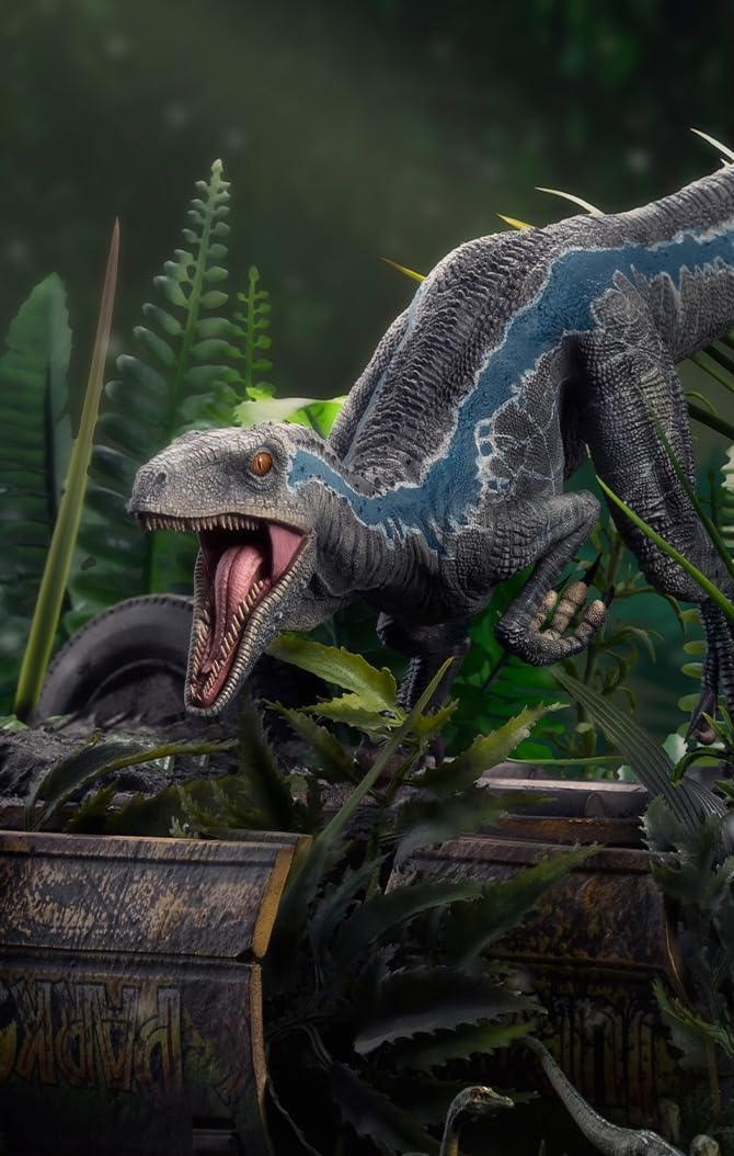 JURASSIC WORLD FALLEN KINGDOM - Blue Deluxe - statuetka ArtScale 1/10 24 cm