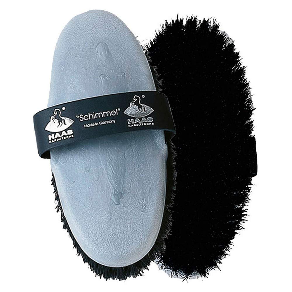 HAASH.A.S Mould Horse Brush Large Silver 200 x 85,Medium