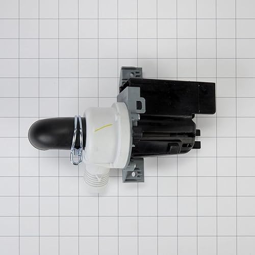 Miniatura 3 de Whirlpool WPW10409079 Pieza de repuesto original de la bomba de drenaje de la lavadora del OEM - Sustituye a W10409079