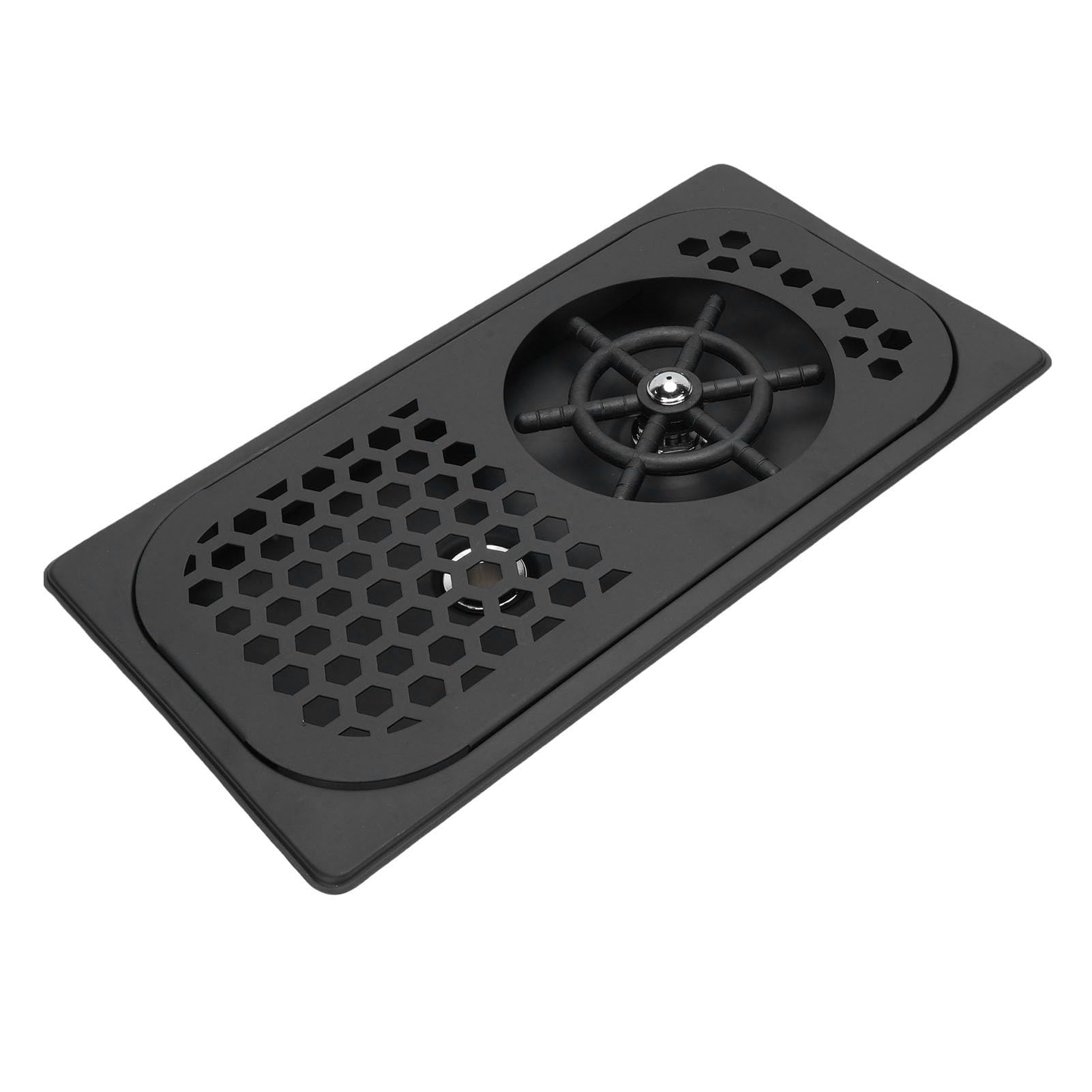 Enjuagador de Vidrio de Acero Inoxidable para Fregadero, Lavavasos Automático con Rociador de Alta Presión y Bandeja de Goteo, Ideal para Cocina Casera, Bar, Cafetería