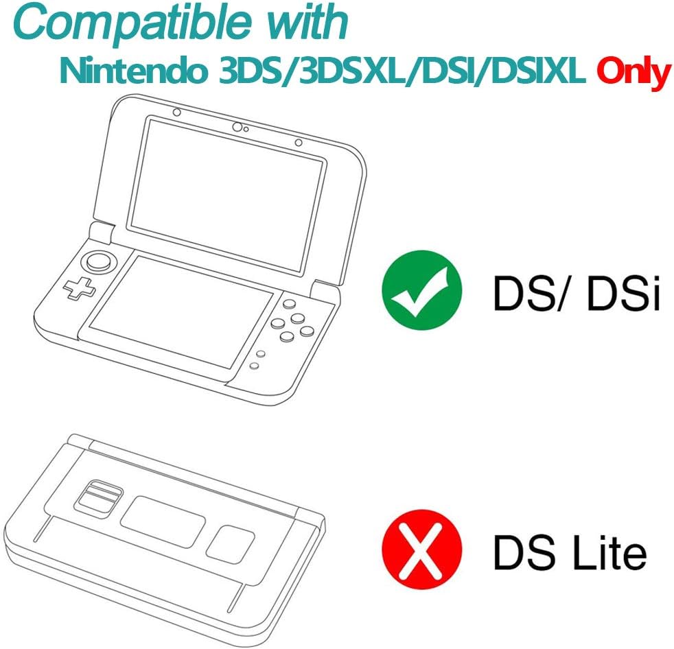 Ssgame AC Adapter Power Charger for 2DS XL/ 2DS/ 3DS XL/ 3DS/ DSI XL/DSI, Not Compatible with DS Lite (2 Pack)