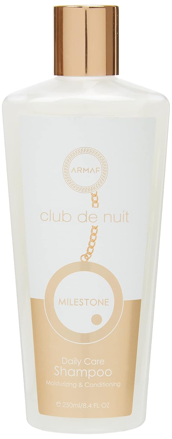 Armaf Club De Nuit Milestone for Men 4-Piece Set, (3.4 Ounce Eau De Parfum + 3.4 Ounce Shower Gel + 1.7 Ounce perfume Body Spray + 8.4 Ounce Shampoo)
