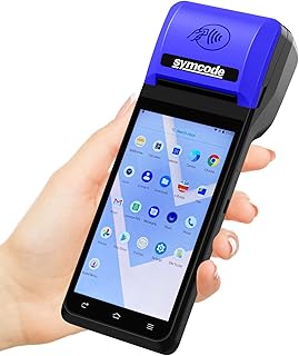 PDA POS Receipt Printer 58mm Thermal Printer with Android 8.0 OS 5.5" inch Touch Screen.Scan 1D/2D/QR barcodes. Support 4G:FDD-LTE,TD-LTE 3G: WCDMA 2G: GSM,GPRS Hot spot Bluetooth 3GB Ram +16GB ROM