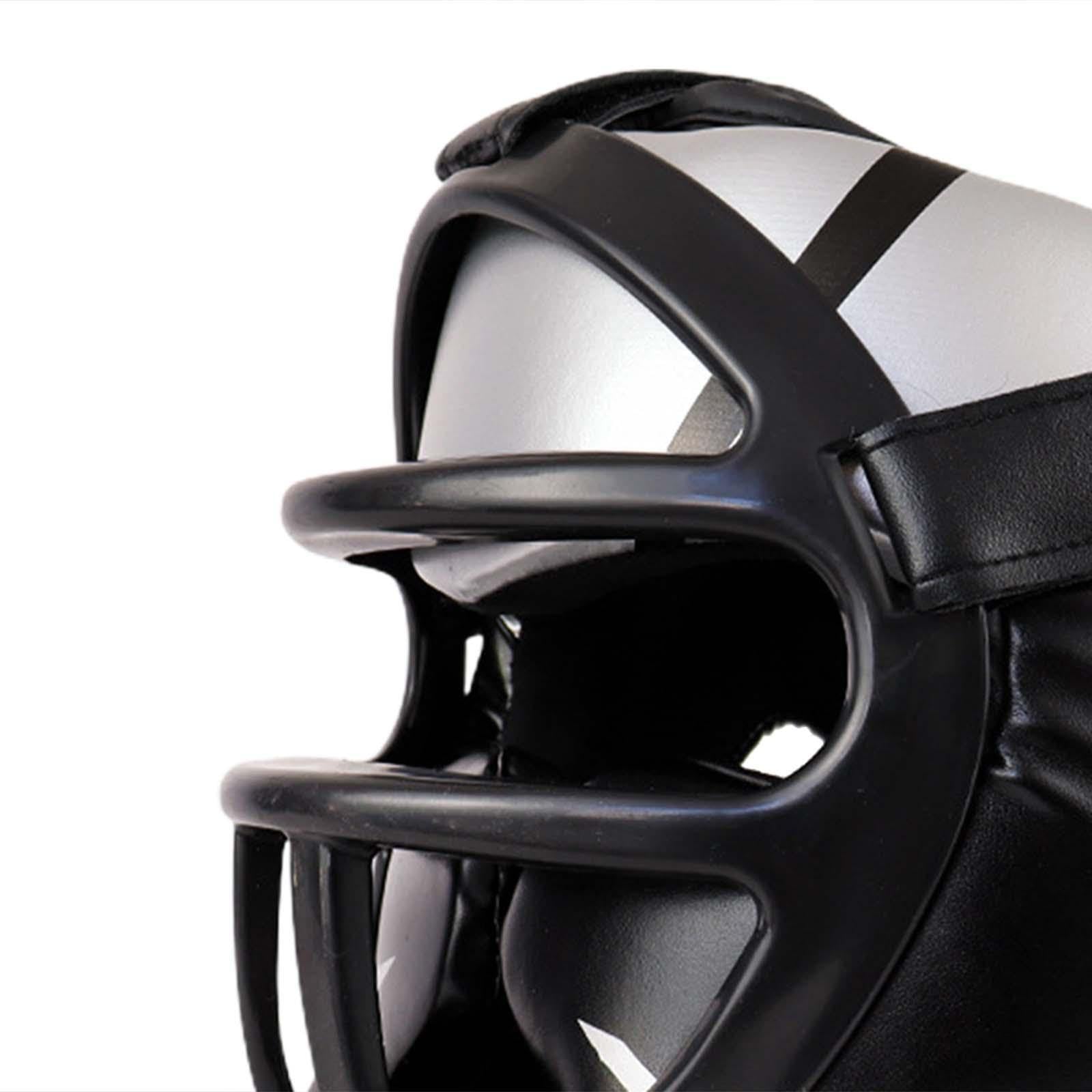 Casco da boxe Casco da boxe Bambini Adulti Uomini Donne Ragazzi Ragazze Taekwondo Regolabile Imbottito MMA Copertura completa Per sport Protezione per il viso traspirante per arti marziali