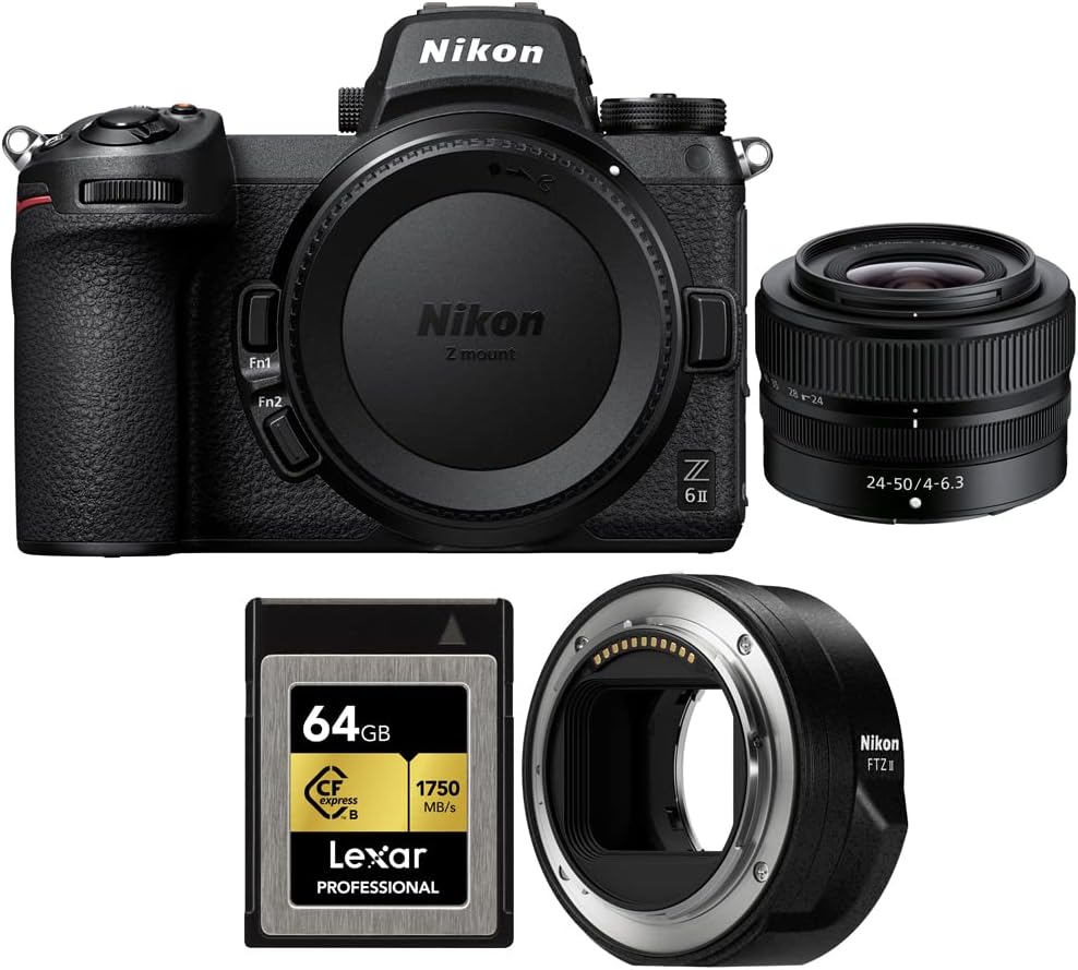 Nikon 1659 Z6II Mirrorless Camera 24.5MP Full Frame FX