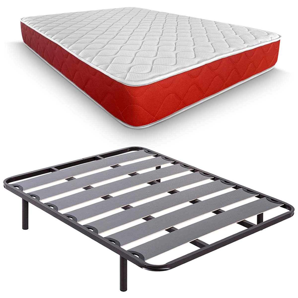 Duérmete Online Cama Completa con Colchón Viscopeque Reversible