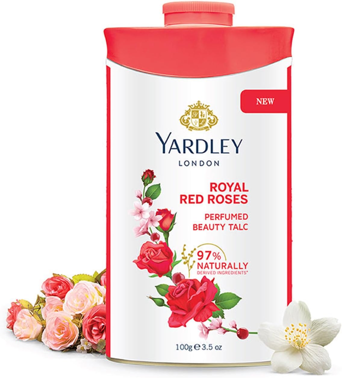 London Royal Red Roses Perfumed Beauty Talc 100g