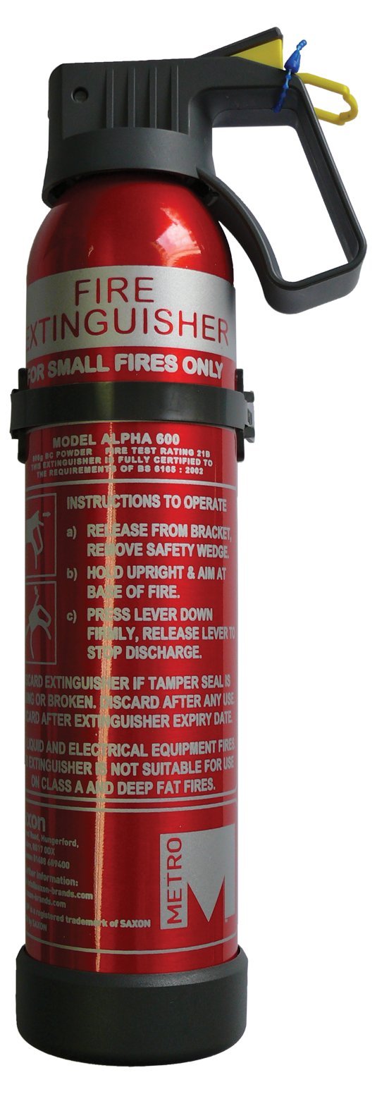 Metro HG 098-00 Multi Purpose Fire Extinguisher, 600g