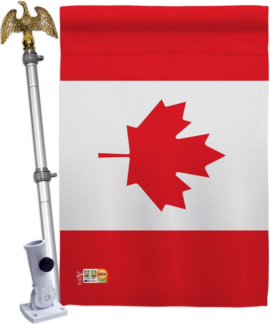 Canada House Flag Regional Canadian Territories Region Country Particular Area Small Decorative Gift Yard Banner Double-Sided Made In USA 28 X 40