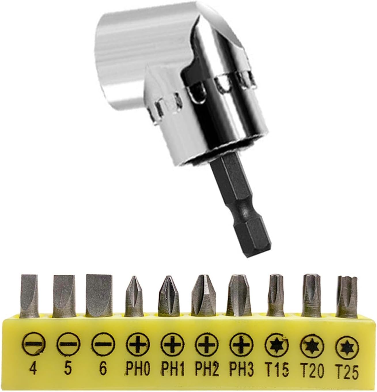 105 Degree Angle Drill Adapter, Head Drill Driver Extension Bit Screwdriver