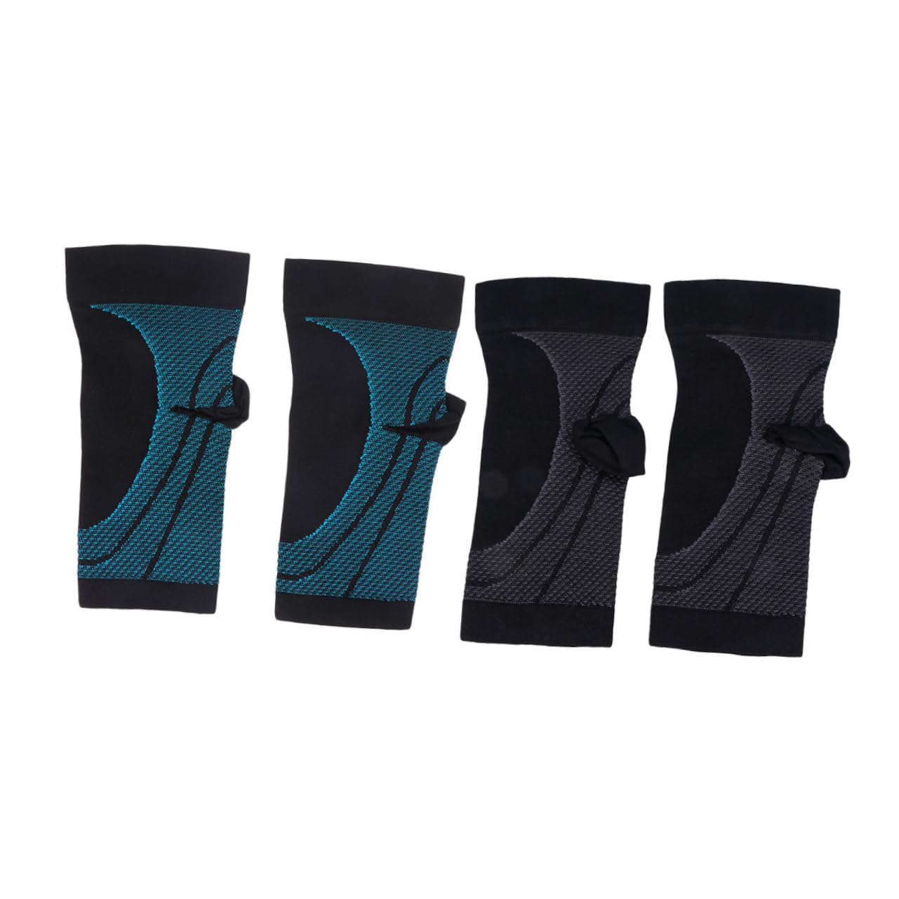 FRCOLOR Elastic Foot Fascia Socks Compression Socks Men Moisture Wicking Ankle High for Plantar Heel Support