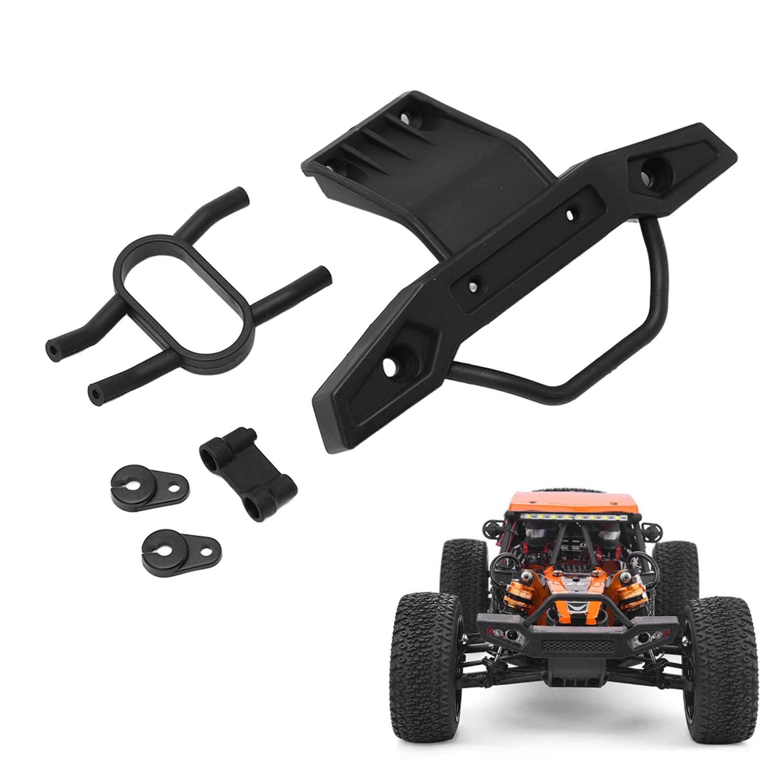 Amazon.co.jp: RC プラスチックフロントバンパー砂漠オフロードカー