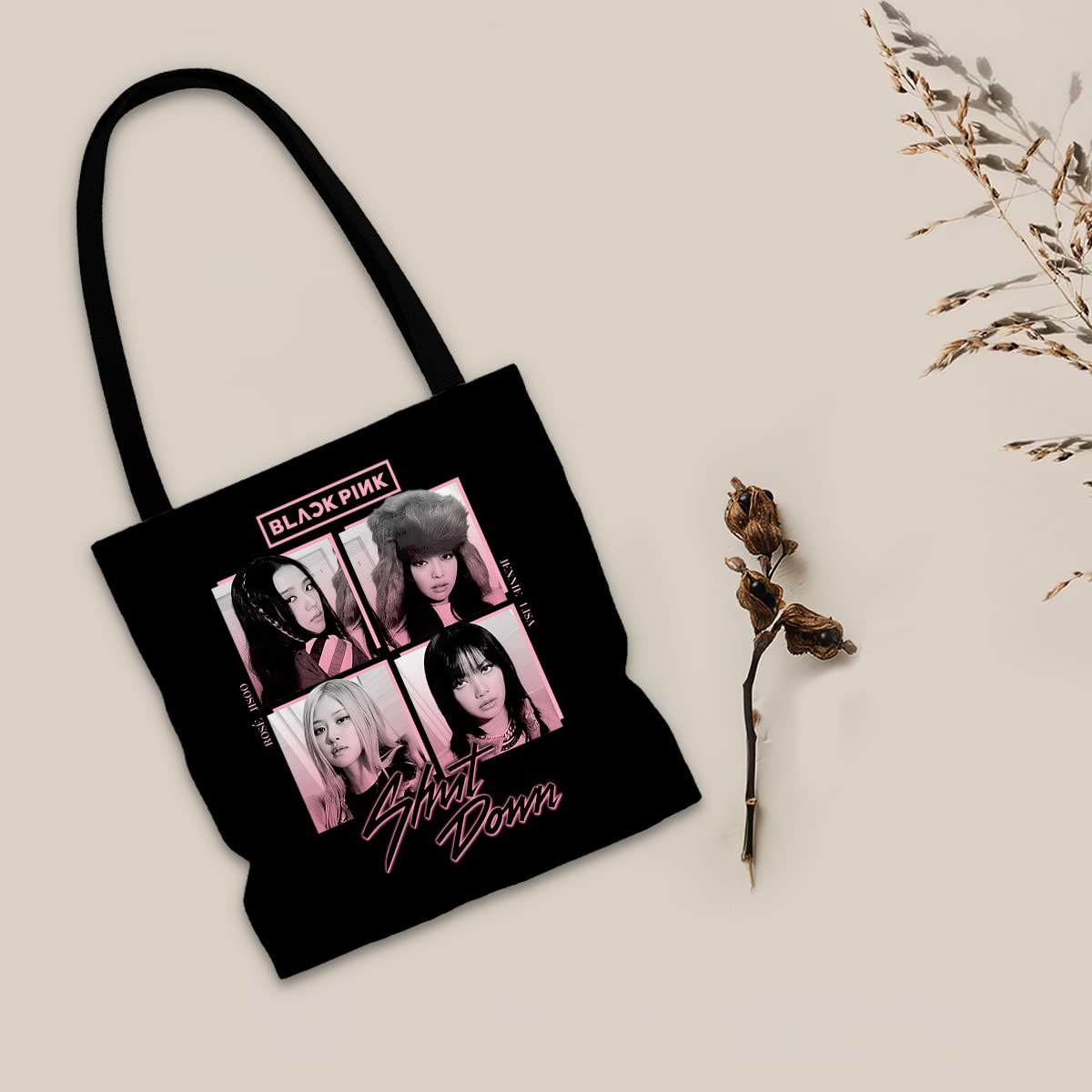 Buy Blackpink Born PinkWorld Tour Tote Bag, Shutdown Bag, Blackpink Comeback 2022 Shopping