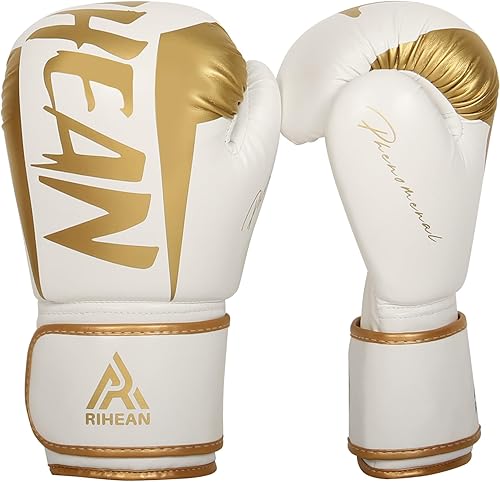 Miniatura 11 de Boxing Training Gloves for Men Women Kids 10-16oz. Ideal for Boxing, MMA, Muay Thai, Kickboxing - 2.0 Speed Series Rosa y plateado