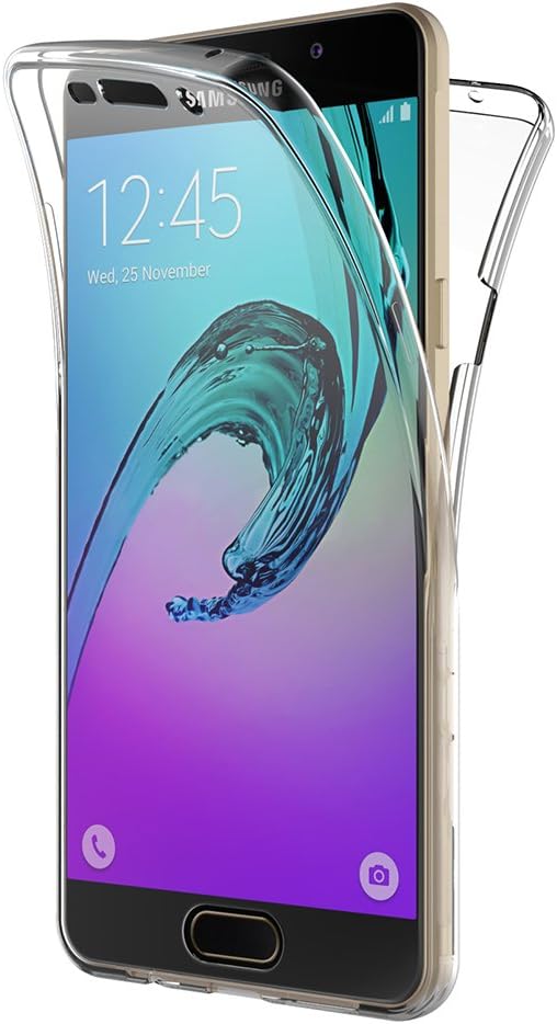 AICEK Samsung Galaxy A3 2016 Case, Full Body 360 Degree Transparent Silicone Cover for Samsung A3 2016 Bumper Covers Clear Case