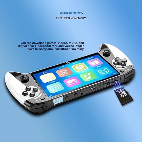 Miniatura 8 de X9 Retro Handheld Game Console-Handheld Game Console with HD 5.5-inch IPS Screen Classic Video Games Supports TV Connection,10+ Emulators & 5-Hour