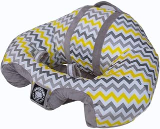 The Original Hugaboo Infant Sitting Chair | 2nd Edition | Yellow Chevron