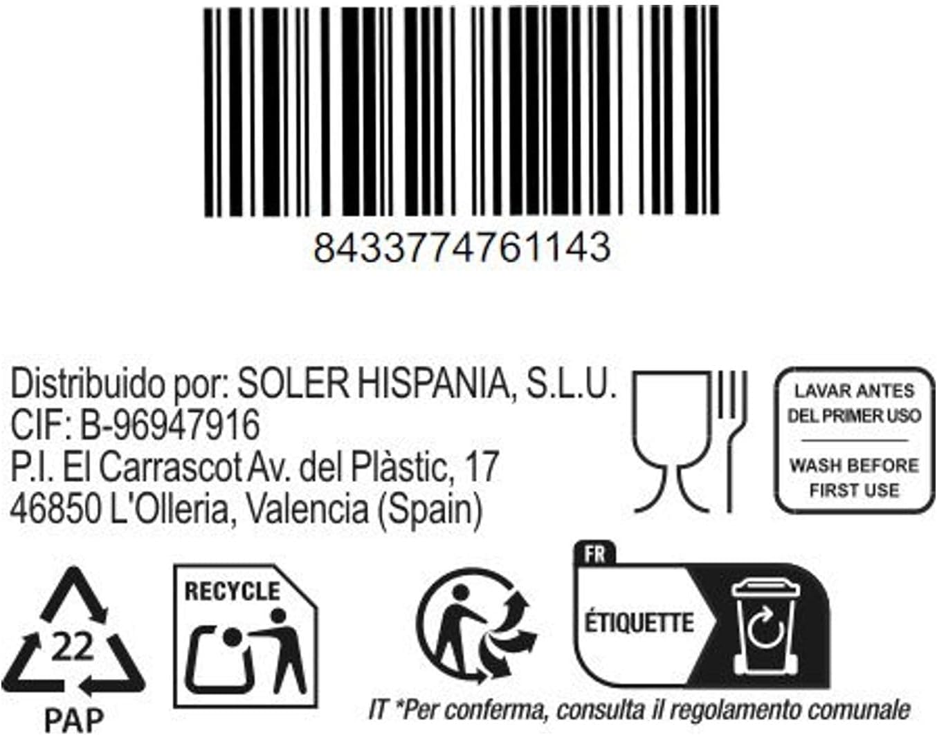 Algon バースデーケーキステンシル ホワイト ナンバー6