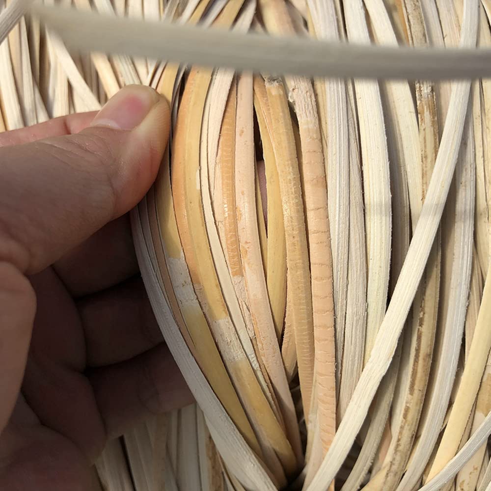 Materiale di Riparazione in Rattan 500G Pelle di Rattan Indonesiano Corteccia di Rattan Naturale Artigianato all'aperto per Porta del Tavolo della Sedia del Cestino Diyniture