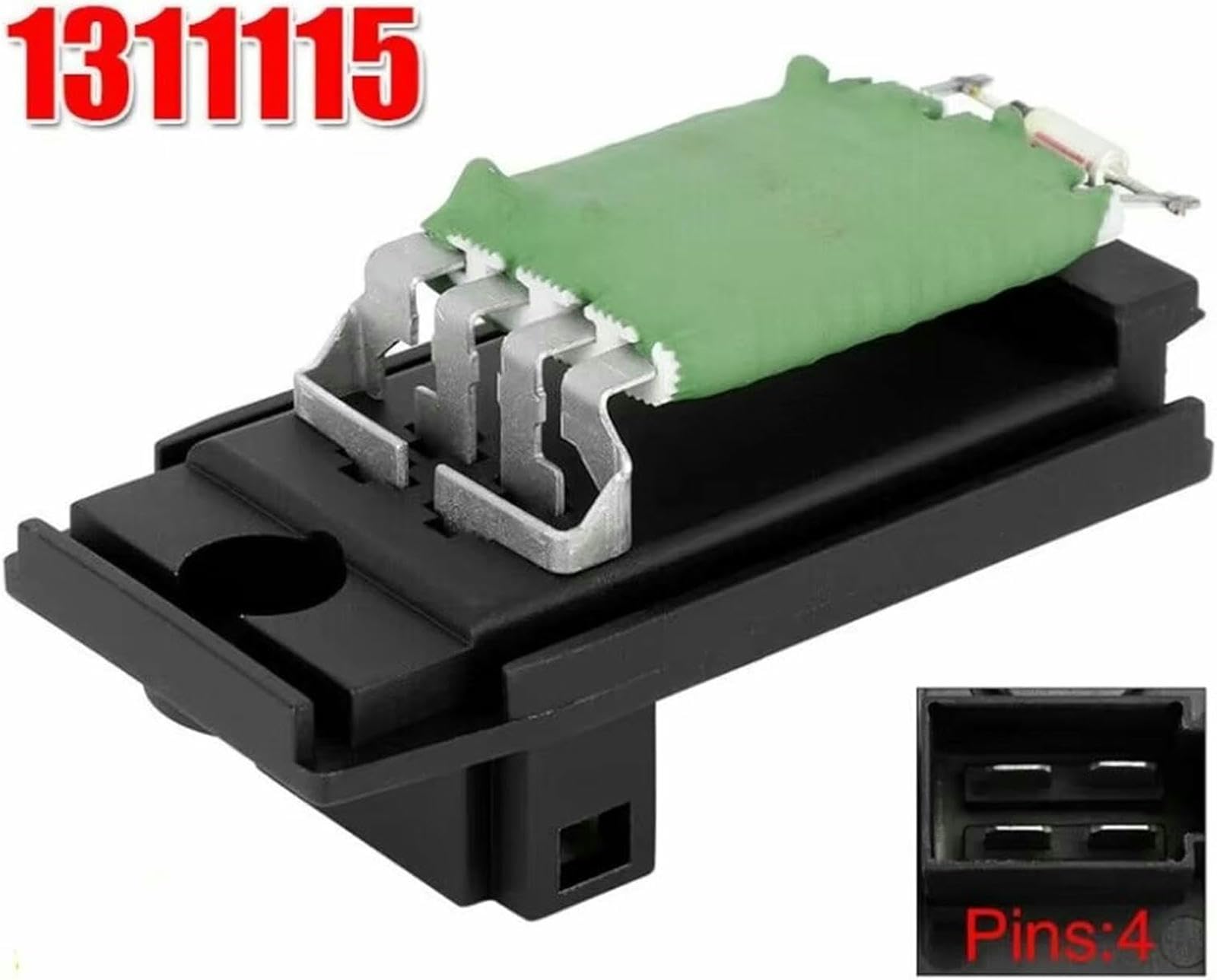 para Focus 1998-2005. Resistencia De Control del Ventilador del Calentador del Motor del Coche 6Q0959263 6Q0959263A 1311115.