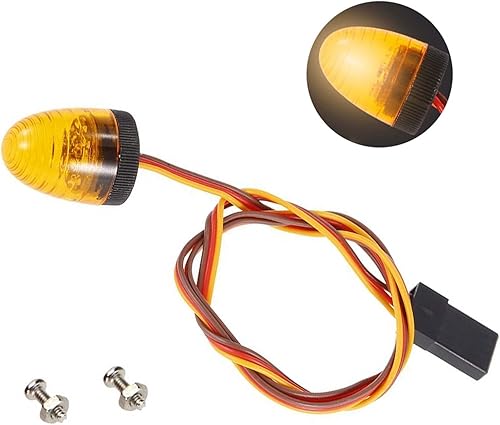 Miniatura 3 de BOLIDORC 2 luces estroboscópicas LED intermitentes para automóvil a control remoto, luces estroboscópicas LED para 18 110 112 SCX10 TRX4 RC Car 114