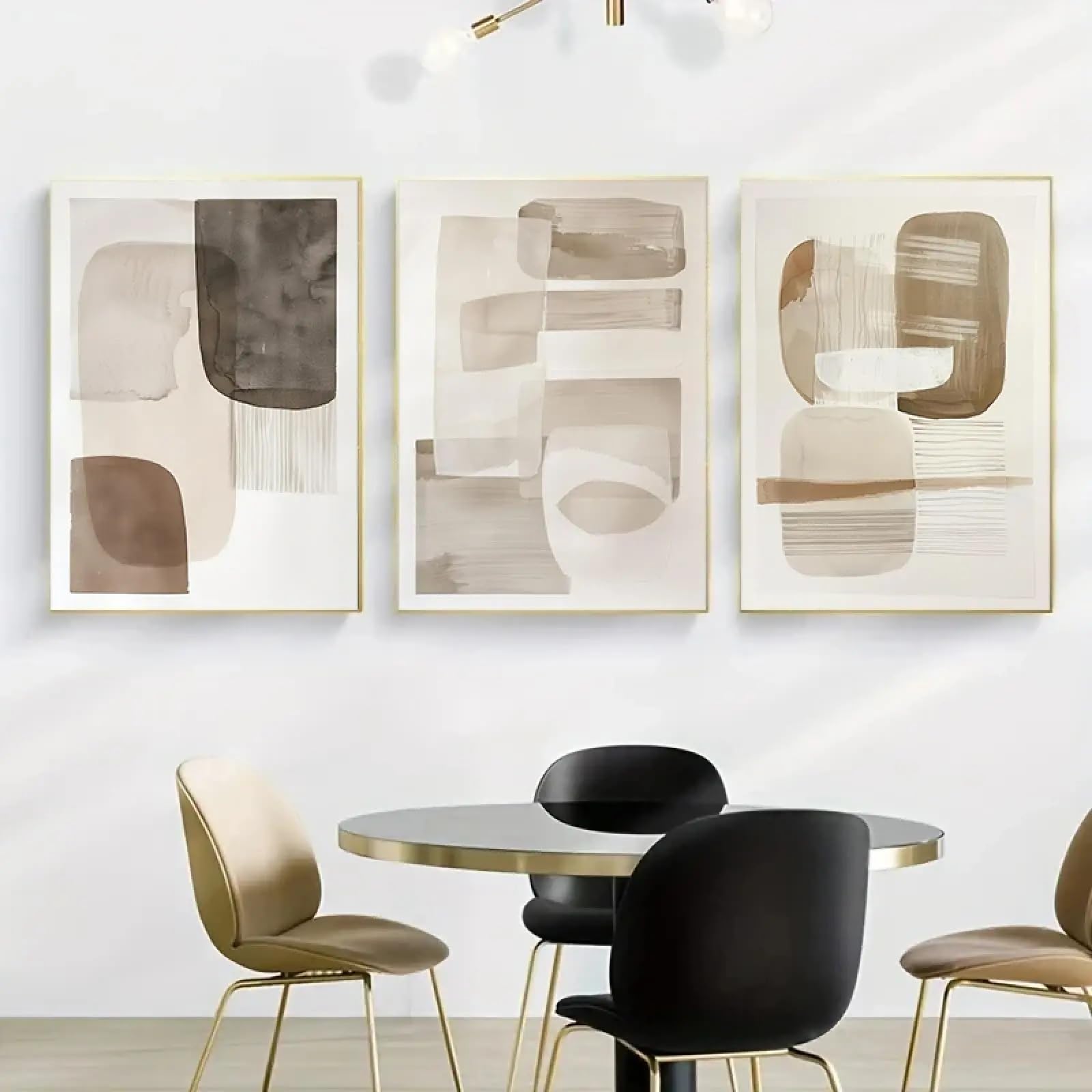 Tableau photo abstrait simple de 70x90 cm avec cadre XINBAO pour salon - 8