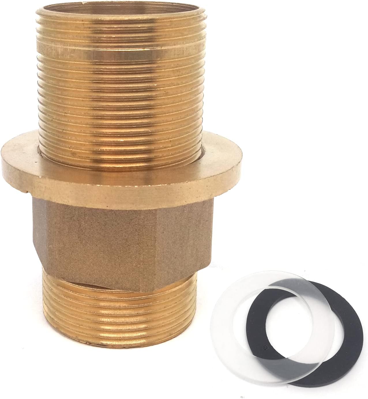 1pcs 2.32Inch Length Shank Nuts Faucet Tap Extension,Faucet Mount Extension Shank Threaded Pipe