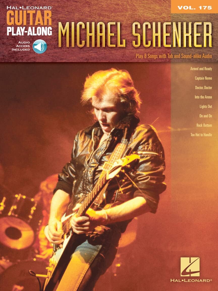 Michael Schenker - Guitar Play-Along Volume 175 Book/Online Audio