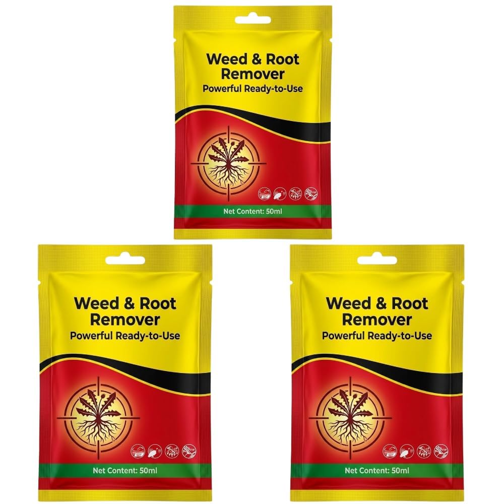 Weed and Root Remover 100G Ready to Use | Fast Acting Deep Penetrating Formula | Removes Weeds from Root for Garden, Lawn, Driveways, Pathways & Outdoor Areas (Pack Of 03)-image-11