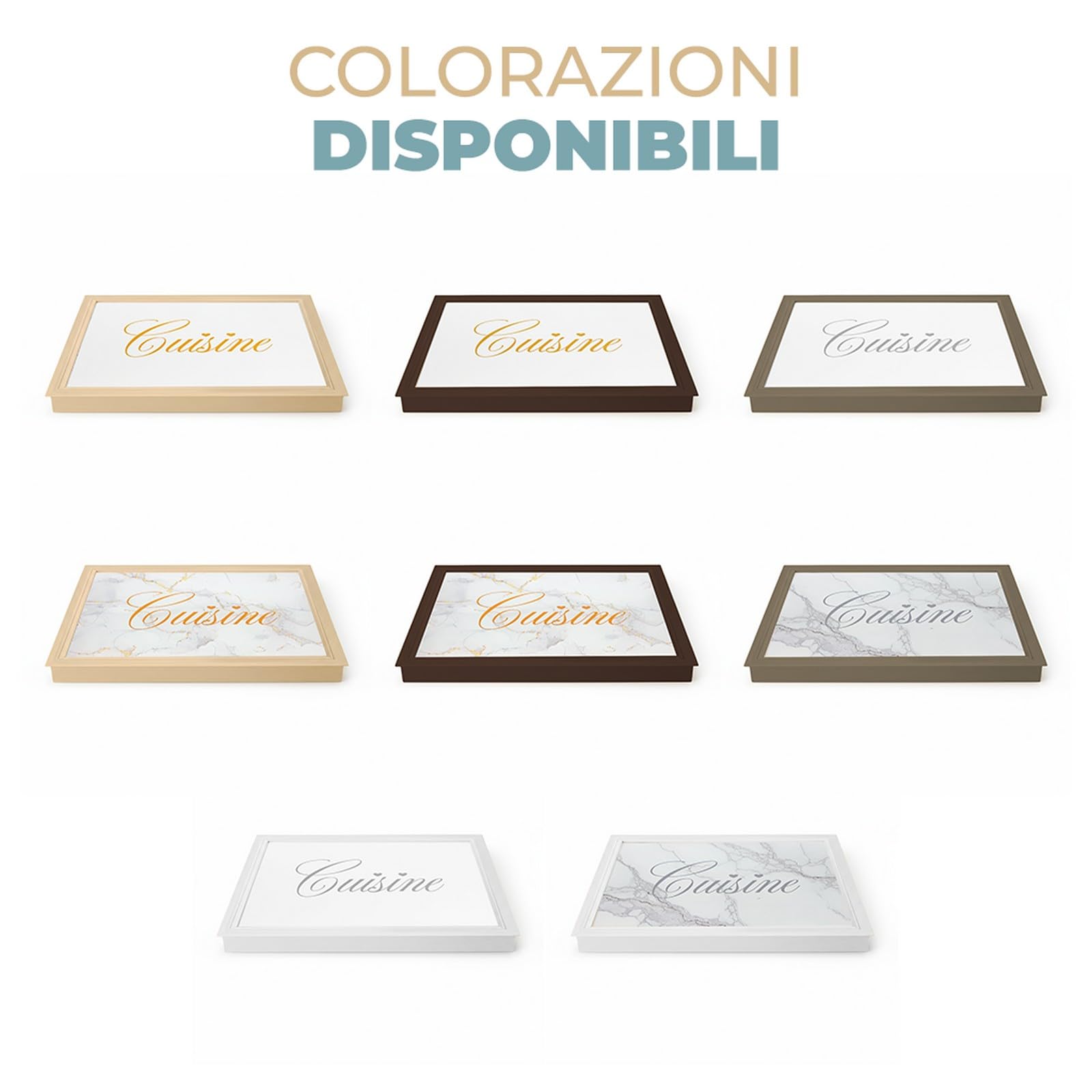 PARAMAISON Copripiano Cucina per Induzione e Gas 55x65 cm | Legno Effetto Marmo Tortora | Coperchio Protettivo Piano Cottura 4 Fuochi in Pezzo Unico