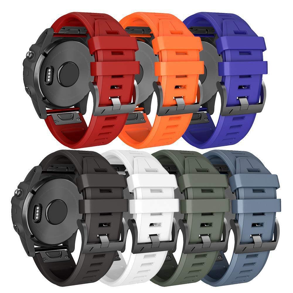 NotoCity für Fenix 6 pro/5 plus Armband, Quickfit 22mm für Fenix 6/7/8 47mm/5/7 pro/E 47mm, Armband 22mm für Forerunner 935/945/965, Epix 2, Instinct, Approach S60 Uhrenarmband(7 Stück)
