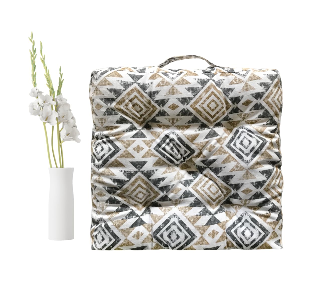 Oasis Home Collection Cotton Floor Cushion, 40 X 40 cm, Beige (B081QFWTZQ) Amazon Price History, Amazon Price Tracker