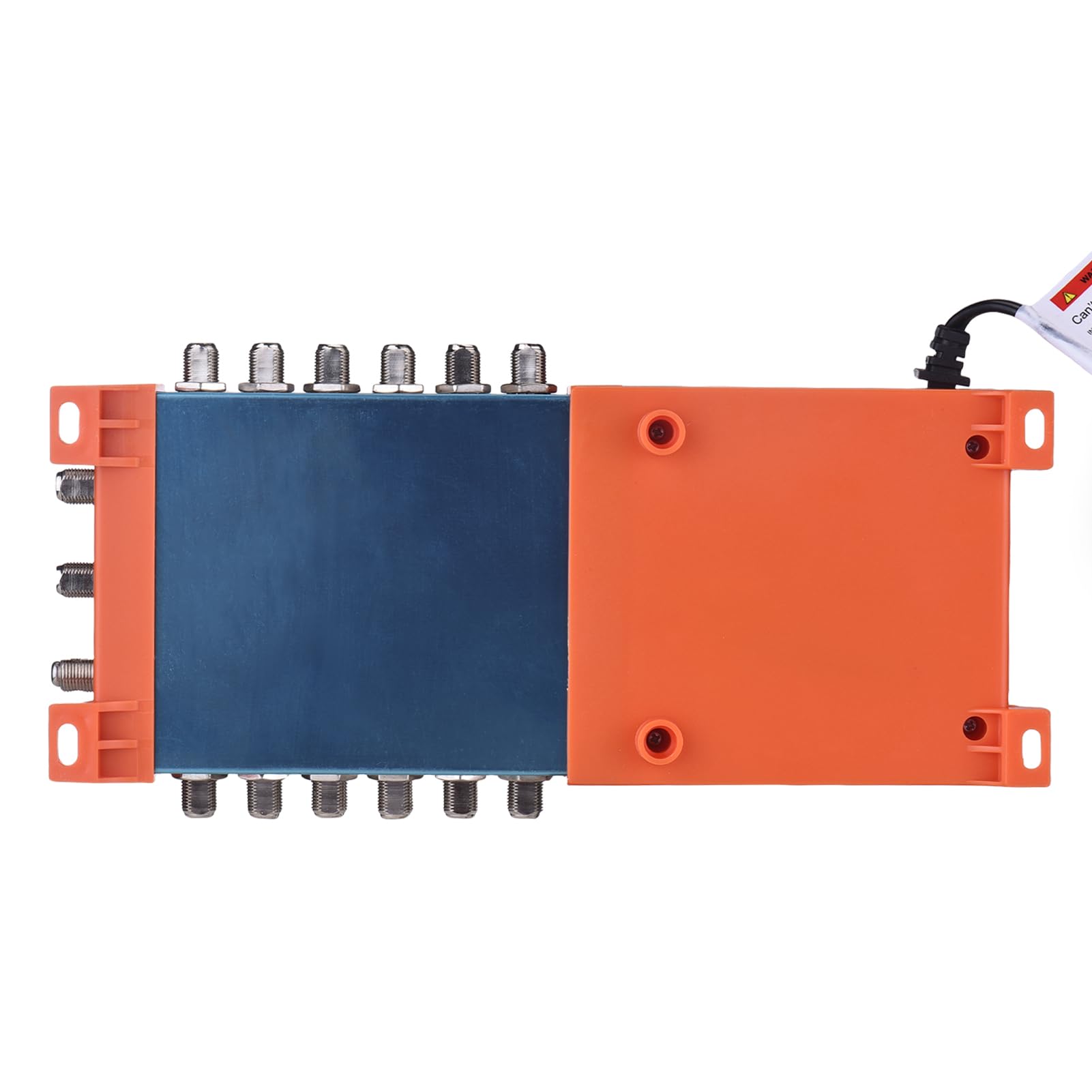 Converter RF Modulador, Amplificador de Distribución de 12 Canales A112C-20 para TV y Radio Terrestres, Amplificador de Señal UHF Audio Video TV Converter Med (Enchufe de la UE 230V)